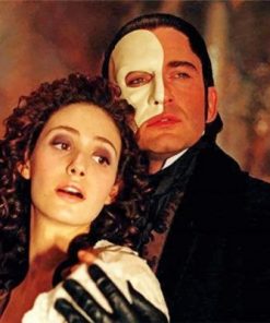 Christine Daae And Phantom Of The Opera Paint by numbers