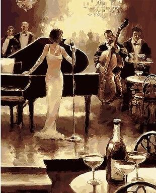 Jazz Night Out Paint by numbers