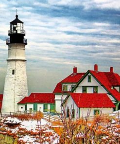 Portland Head Light Paint by numbers