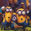 Minions Dancing paint by numbers