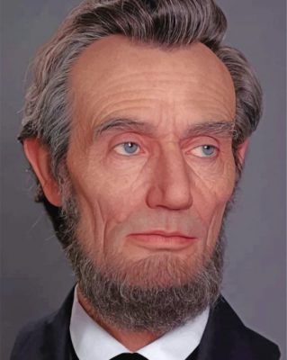 Abraham Lincoln Portrait Paint by numbers
