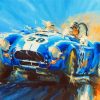 Abstract Race Car Paint by numbers
