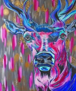 Abstract Deer Paint by numbers
