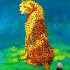 Aesthetic Cheetah paint by numbers