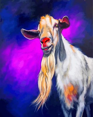 Aesthetic Goat Paint by numbers