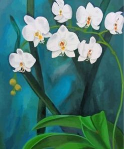 Aesthetic Orchid Flowers Paint by numbers