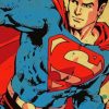Aesthetic Superman Hero paint by numbers