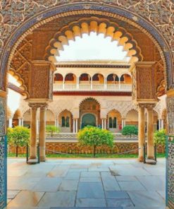 Alcazar Of Seville paint by numbers