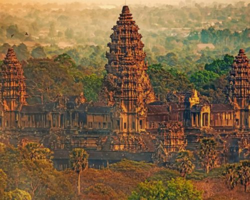 Angkor Wat Paint by numbers