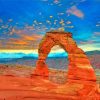 Arches National Park Landscape Paint by numbers