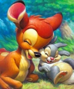 Bambi And Thumper paint by numbers