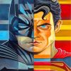 Batman vs Superman Paint by numbers