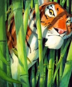Bengal Tiger Paint by numbers