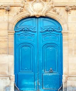 Blue Door Paint by numbers