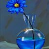 Blue Flower Still Life Paint by numbers