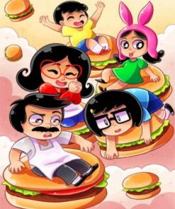 Bobs Burgers Illustration Paint by numbers