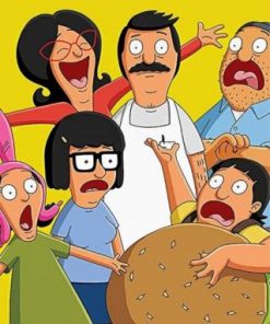 Bobs Burgers Animation Paint by numbers