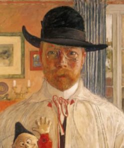 Carl Larsson Self Portrait Paint by numbers
