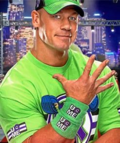 John Cena WWE Paint by numbers