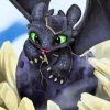 Cute Toothless Paint by numbers