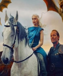 Daenerys Targaryen With Jorah Mormont paint by numbers