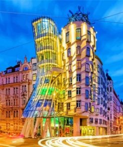 Dancing House Prague Paint by numbers