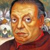 Diego Rivera Self Portrait paint by numbers