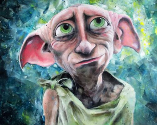 Dobby From Harry Potter - Paint By Number - Paint by numbers UK