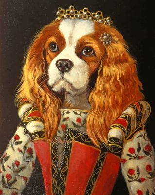 Classy King Charles Paint by numbers