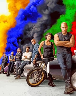 Fast And Furious 9 Paint by numbers