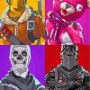 Fortnite Squad Paint by numbers
