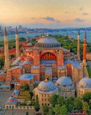 Hagia Sophia Turkey Paint by numbers