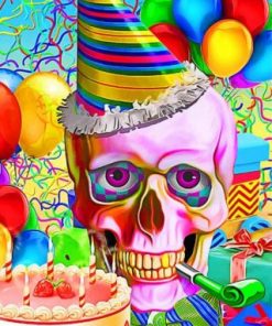 Happy Candy Skull Paint by numbers