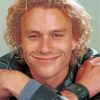 Heath Ledger Smiling Paint by numbers