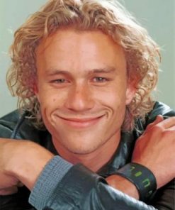 Heath Ledger Smiling Paint by numbers