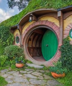 Hobbit Hole Paint by numbers