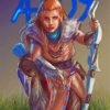 Horizon Zero Dawn Aloy Paint by numbers