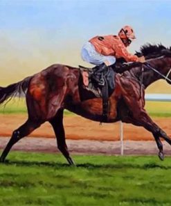 Horse Racer Paint by numbers