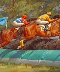 Horse Racers Paint by numbers
