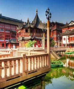 Yu Garden In Shanghai Paint by numbers