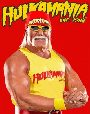 Hulk Hogan Paint by numbers