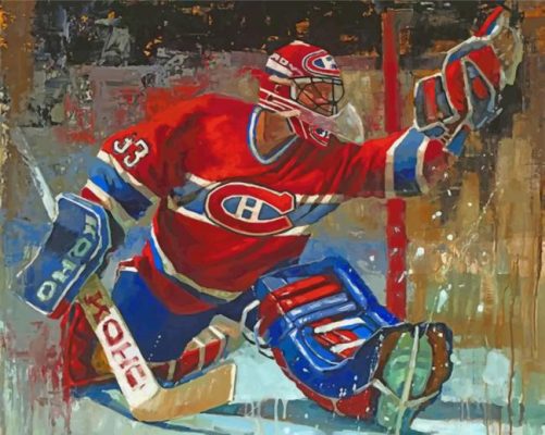Ice Hockey Paint by numbers