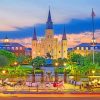 Jackson Square Louisiana Paint by numbers