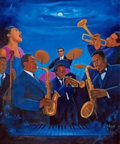 Jazz Scene Paint by numbers