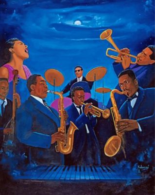 Jazz Scene Paint by numbers