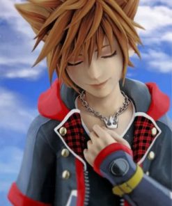 Sora Kingdom Hearts Paint by numbers