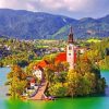 Lake Bled Paint by numbers