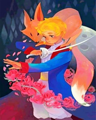 Little Prince And Fox Paint by numbers