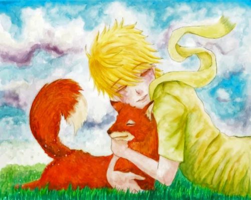 Little Prince And His Friend Paint by numbers