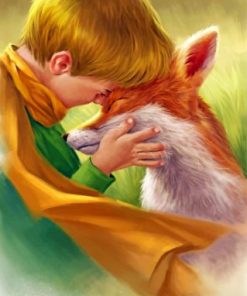 Little Prince With His Fox Paint by numbers